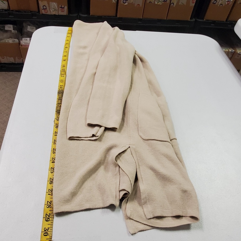 J Crew Womens Long Length Sweater Blazer Size XS Cream Neutral Minimalist Career - Picture 7 of 9